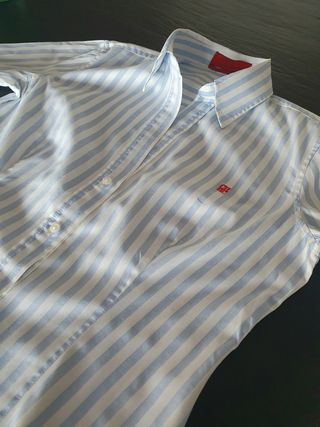 CAMISA AZUL-BLANCA DE CH