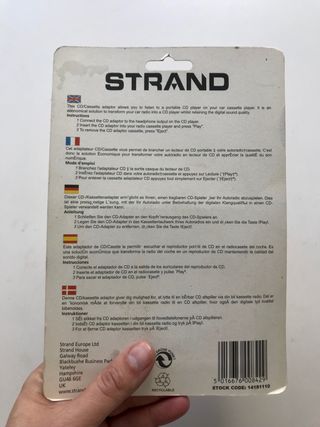 Adaptador Cassette / CD