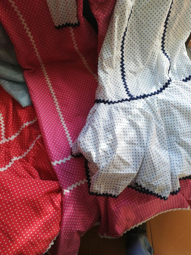 lote de ocho trajes de gitana