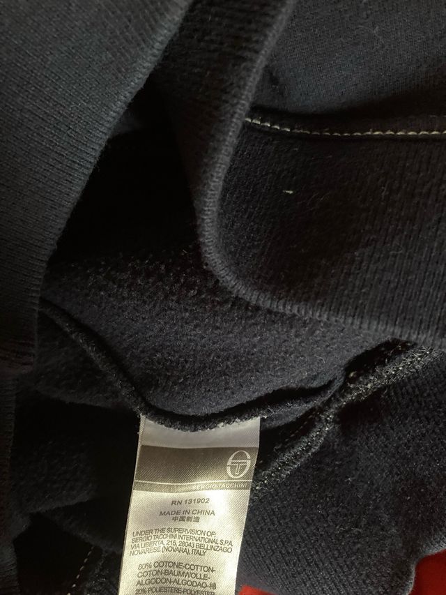 Tennis Sergio Tacchini felpa pari al nuovo