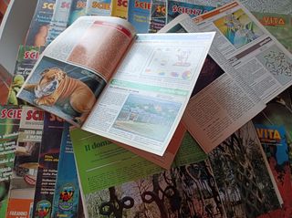 Raccolta scienza e vita collezionismo 34 pezzi