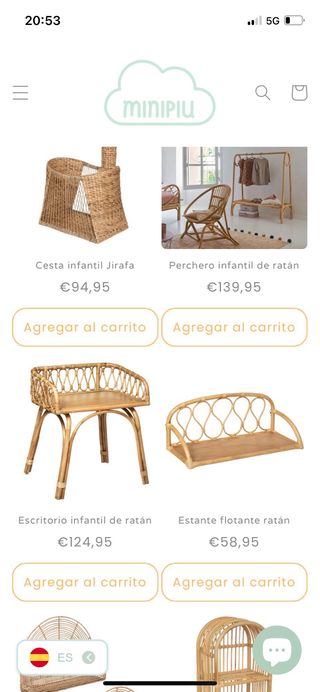 Estantería de pared