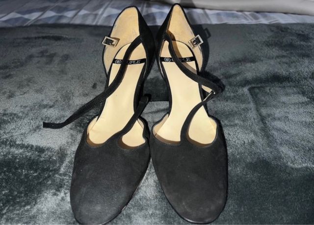 Tacones negros Cuple t38