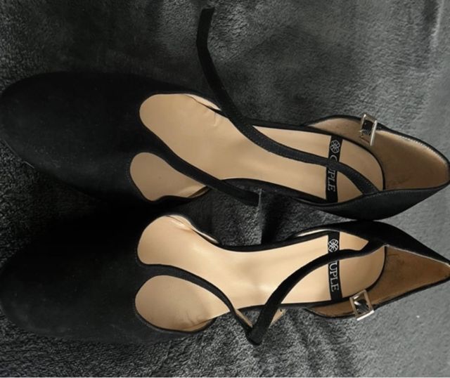 Tacones negros Cuple t38