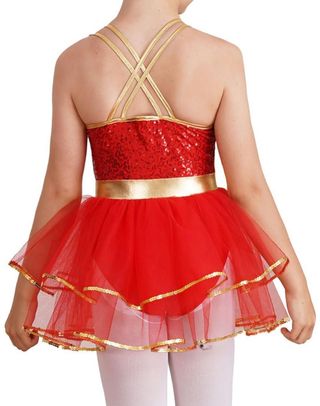 Vestido Lentejuelas de Danza