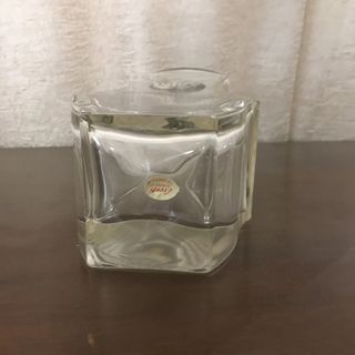 Vaso di cristallo pesante con placca argento