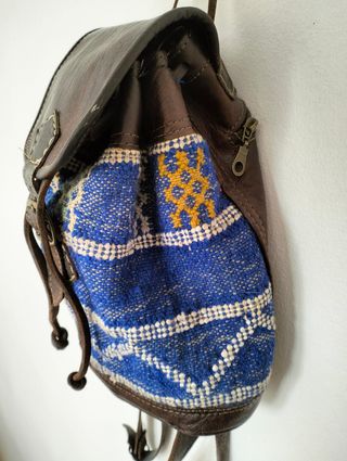 Mochila de cuero