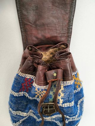Mochila de cuero