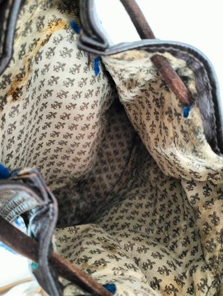 Mochila de cuero