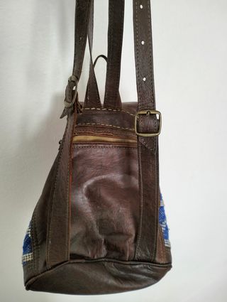 Mochila de cuero