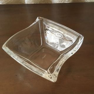 Ciotola di cristallo pesante decorazioni satinate