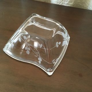 Ciotola di cristallo pesante decorazioni satinate