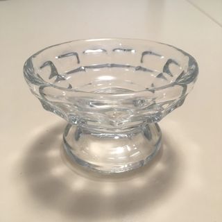 Set 9 coppette vintage vetro pesante