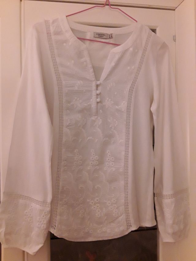 Camiseta blanca Cortefiel