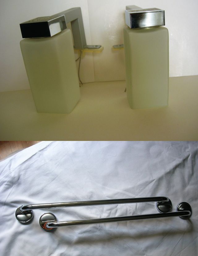 6 pezzi per set da bagno come nuovi