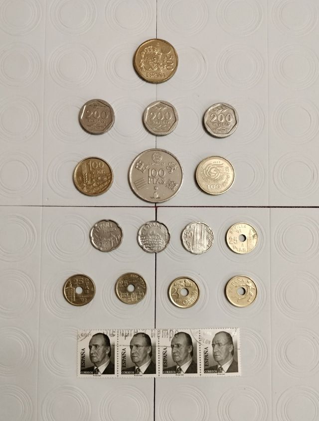 Lote Monedas españolas Rey Juan Carlos