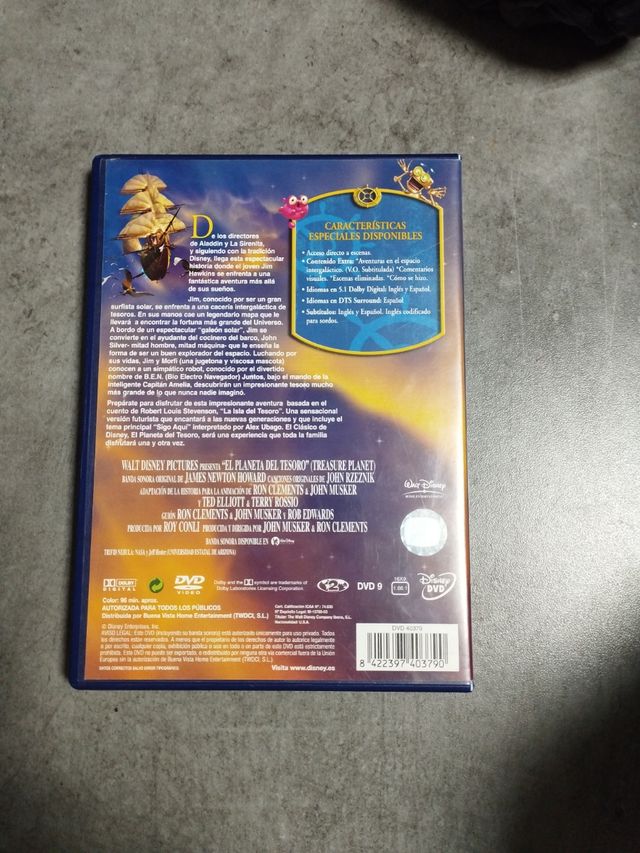 Dvd El planeta del tesoro