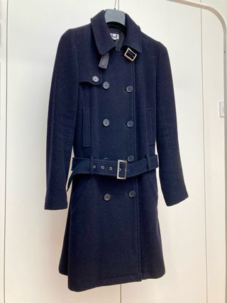 Abrigo ADOLFO DOMINGUEZ azul marino talla M