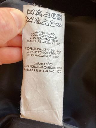 Abrigo ADOLFO DOMINGUEZ azul marino talla M