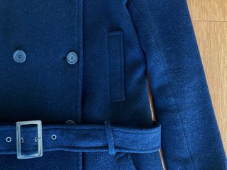 Abrigo ADOLFO DOMINGUEZ azul marino talla M