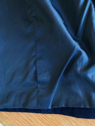 Abrigo ADOLFO DOMINGUEZ azul marino talla M