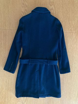 Abrigo ADOLFO DOMINGUEZ azul marino talla M