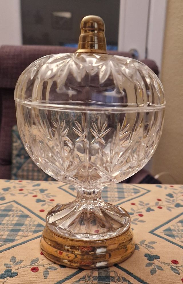 Bombonera de cristal