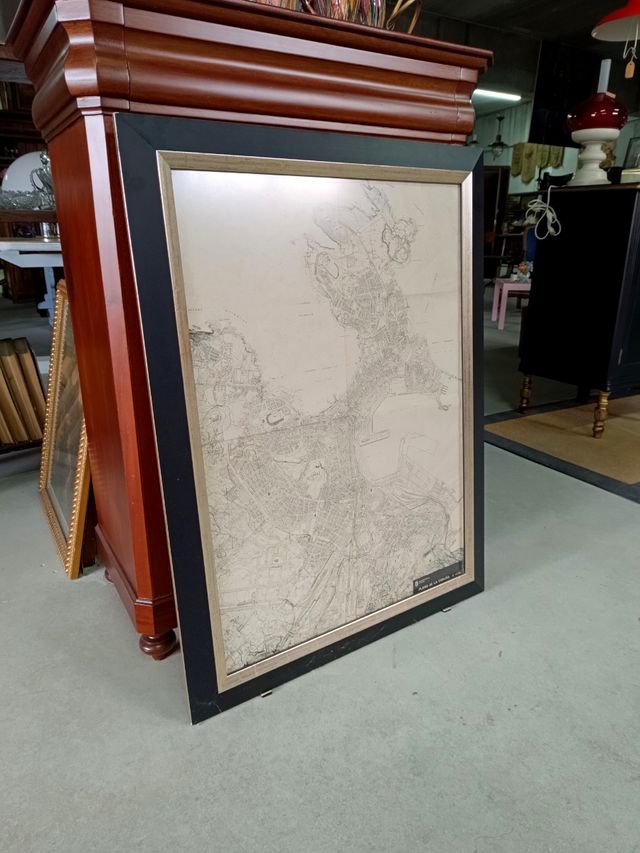 Plano antiguo A Coruña