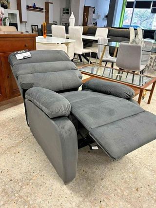 BUTACA RECLINABLE 1 PLAZA COLOR GRIS