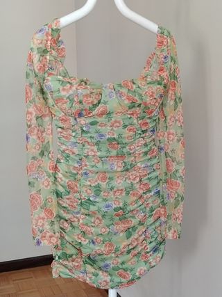 Vestido fiesta tul nuevo talla XS era 85€