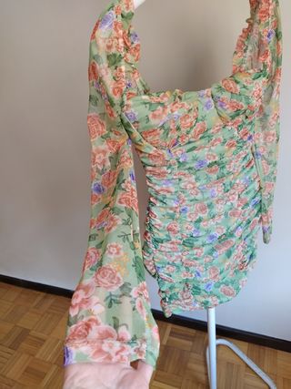 Vestido fiesta tul nuevo talla XS era 85€