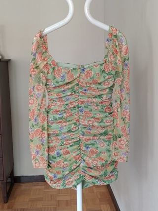 Vestido fiesta tul nuevo talla XS era 85€