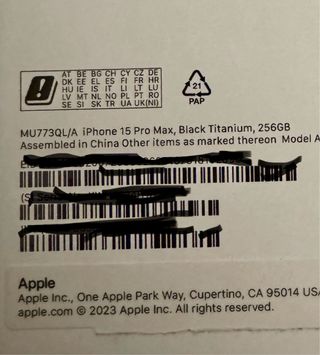 Se vende iPhone 15 pro Max