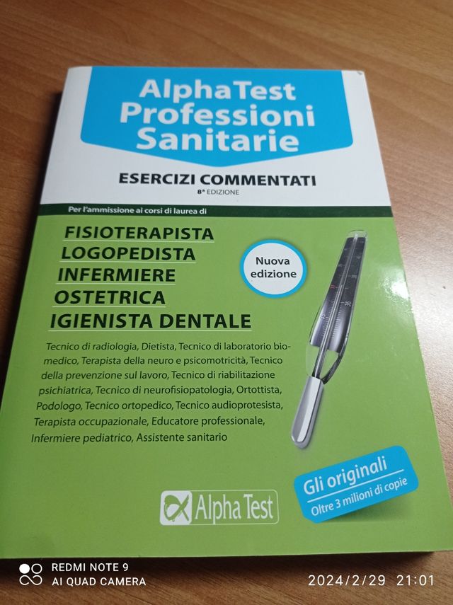 Alpha test professioni sanitarie