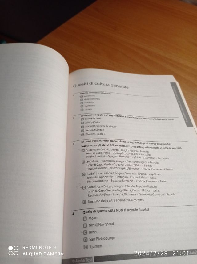 Alpha test professioni sanitarie