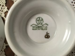 Coppia tazze da tè in porcellana, vintage anni '50