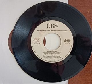 Julio Iglesias Tutto l'amore.. Juke box 