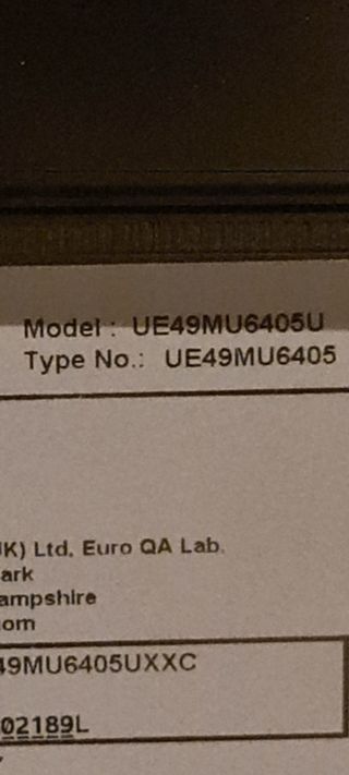 Despiece de tv samsung 49 pulgadas