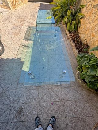 Mostrador de cristal