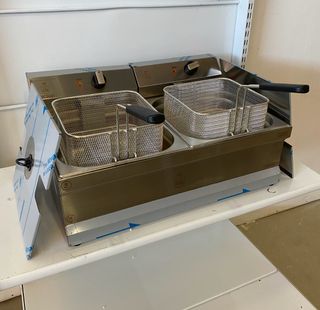 ✅ Freidora Eléctrica 8+8 Litros