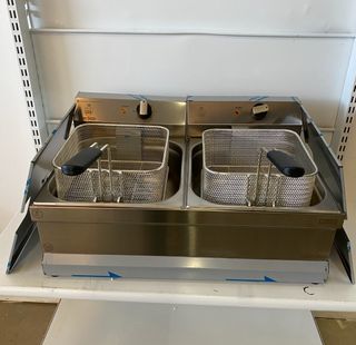 ✅ Freidora Eléctrica 8+8 Litros