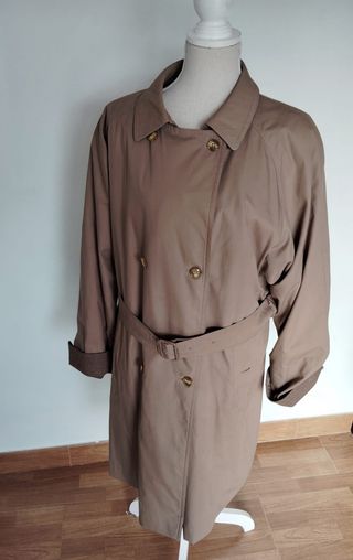 gabardina burberry talle 44 unisex