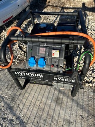 GRUPO ELECTRÓGENO GASOLINA Y GAS HYUNDAI HY6000