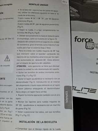 Rodillo bicicleta elite novo force