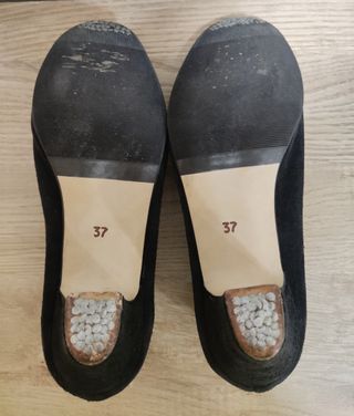 Zapatos tacón flamenco 
