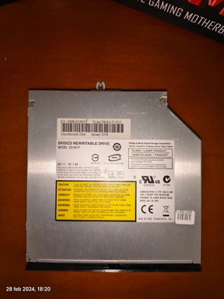 Lector DVD grabación portátil Acer 