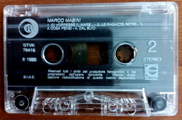 Musicassette Marco Masini