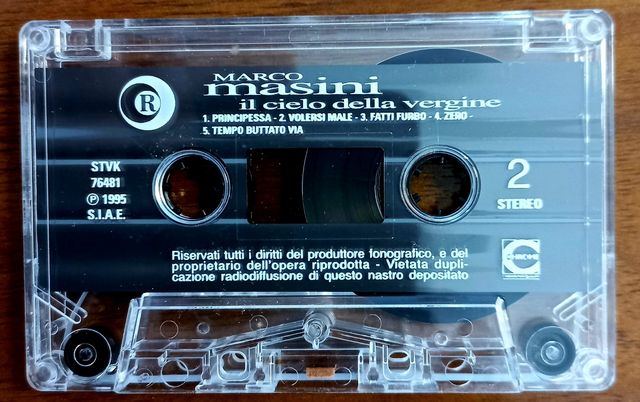 Musicassette Marco Masini