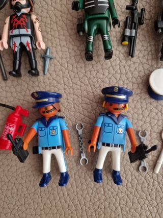 Lote Playmobil Policía
