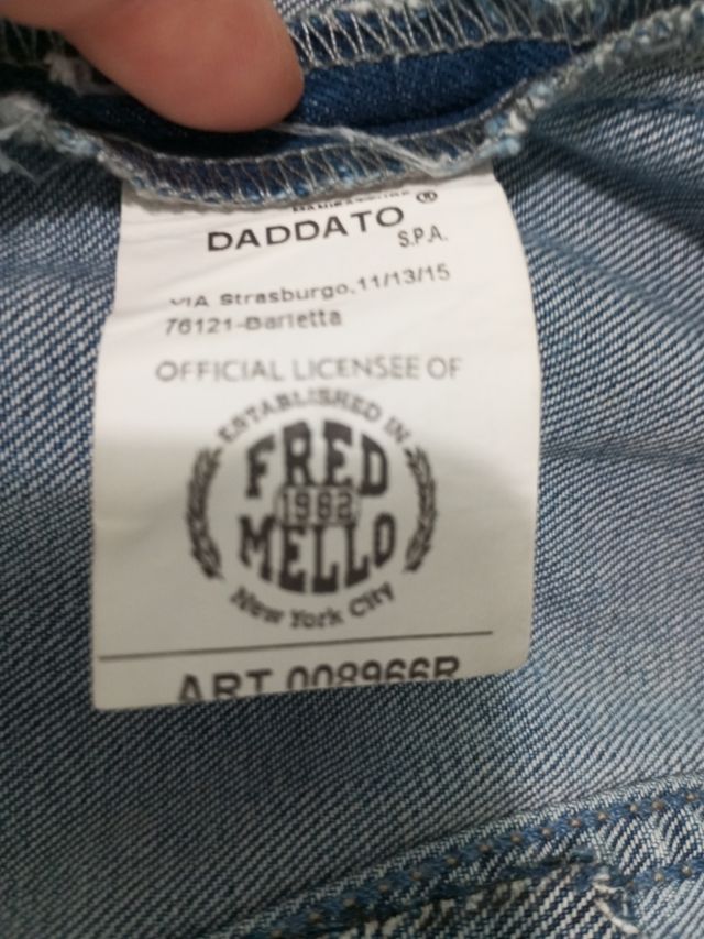 Smanicato jeans bambino Fred Mello